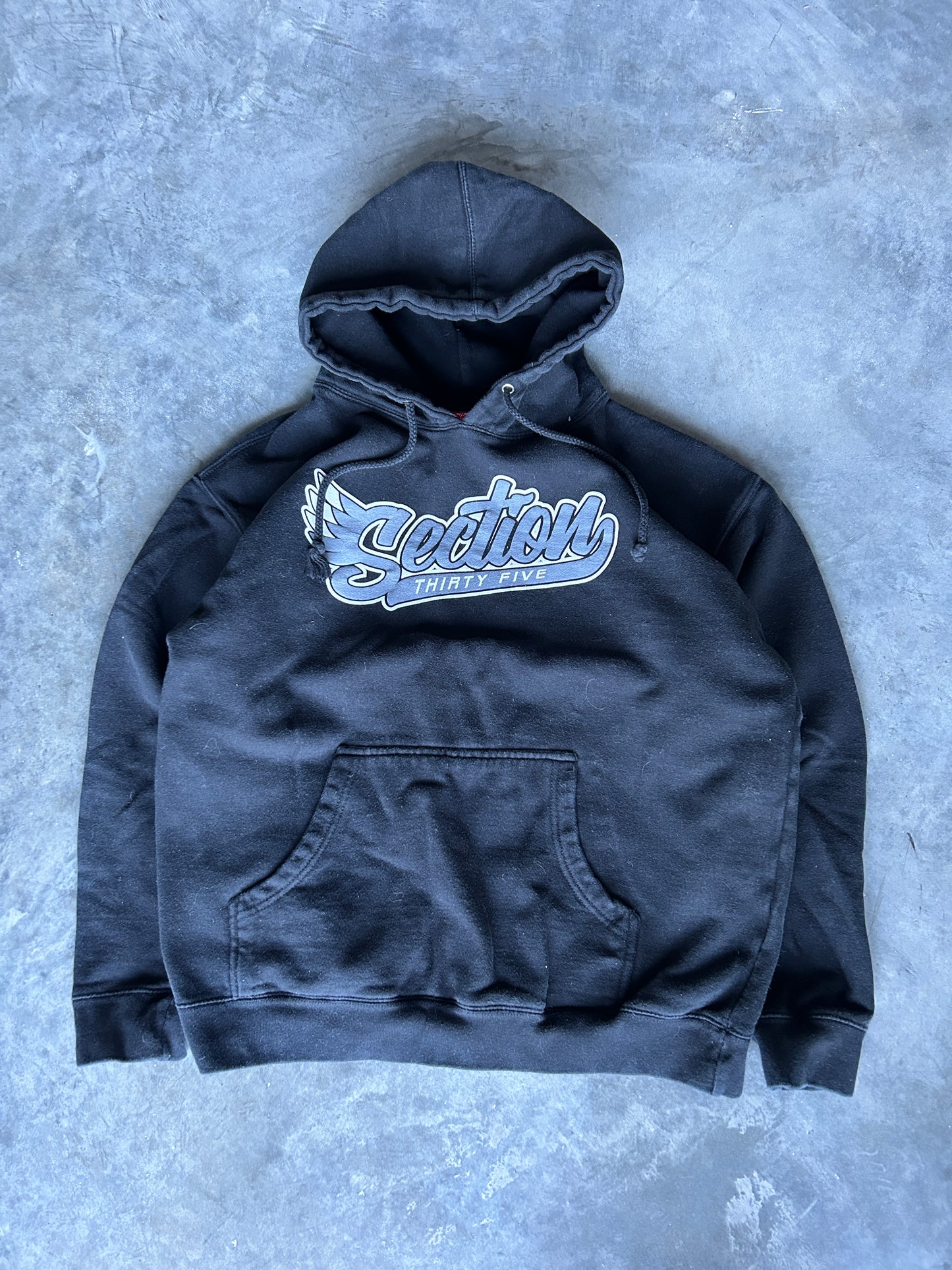 Section Thirty Five Wing Spellout Tee (L)