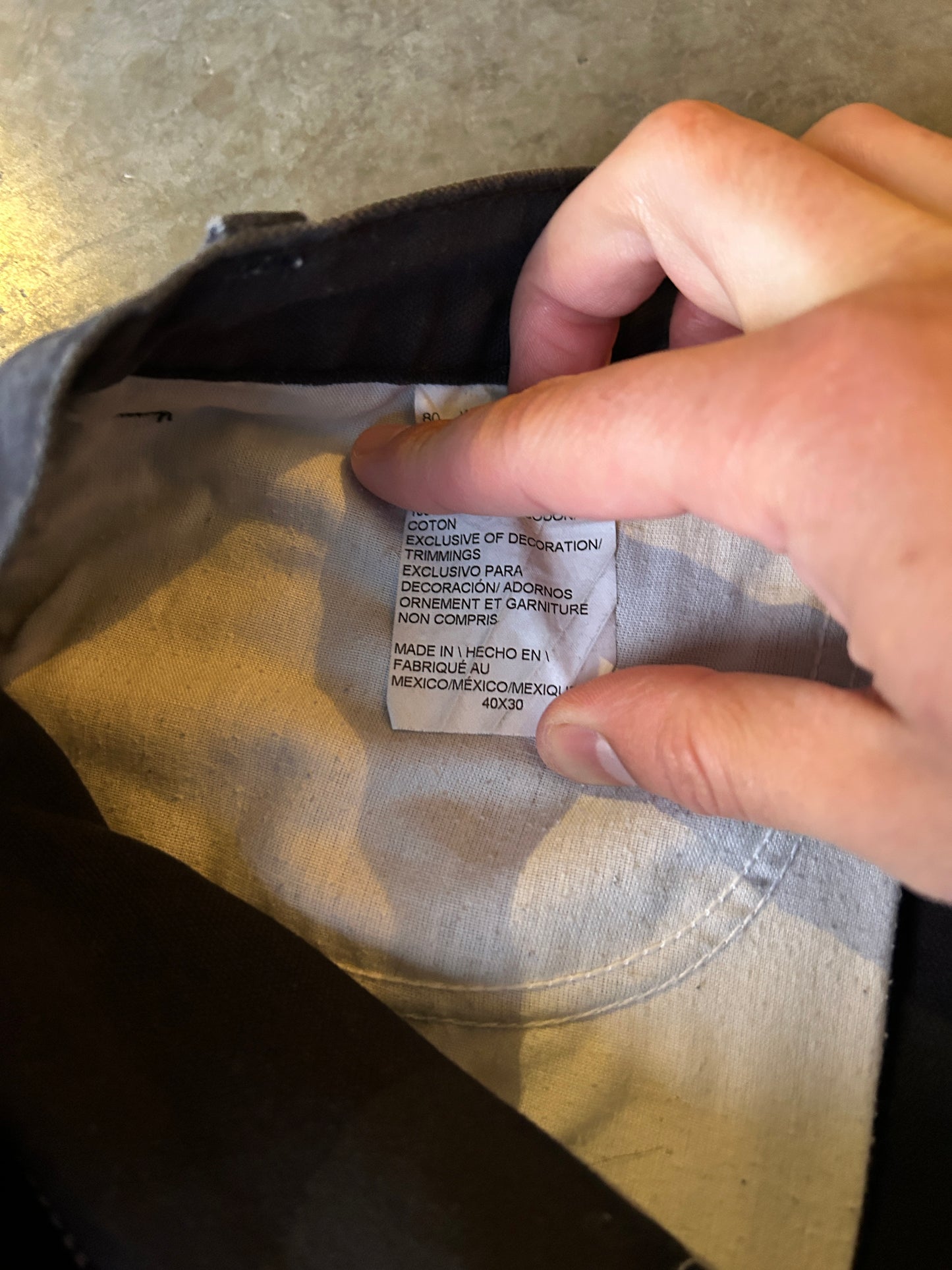 Black Dickies Carpenter Pants (40x30)