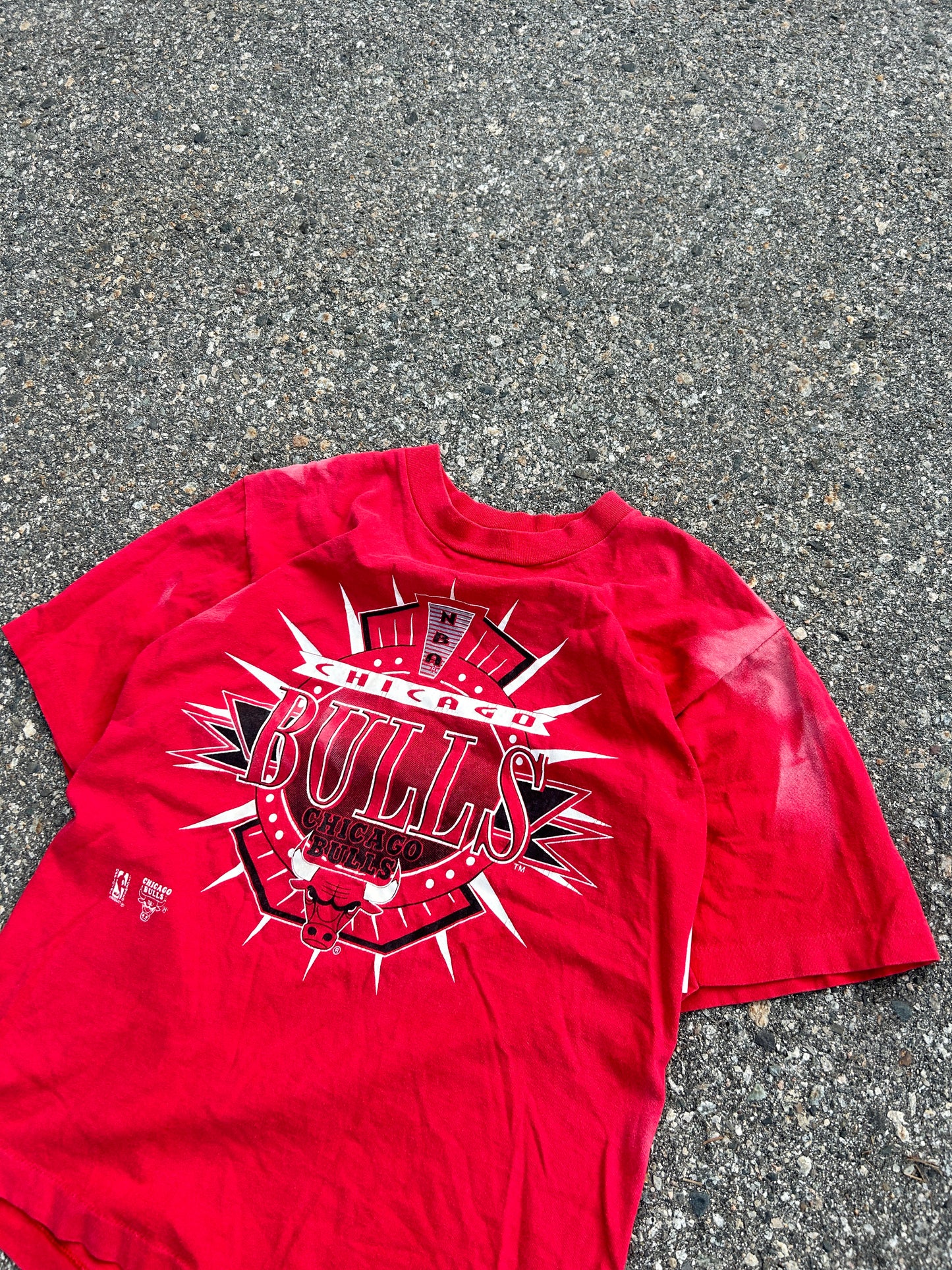 Vintage Single Stitch Chicago Bulls Logo 7 Tee (M)