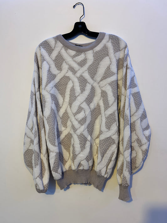 Vintage Sears Patterned Knit Sweater (M)