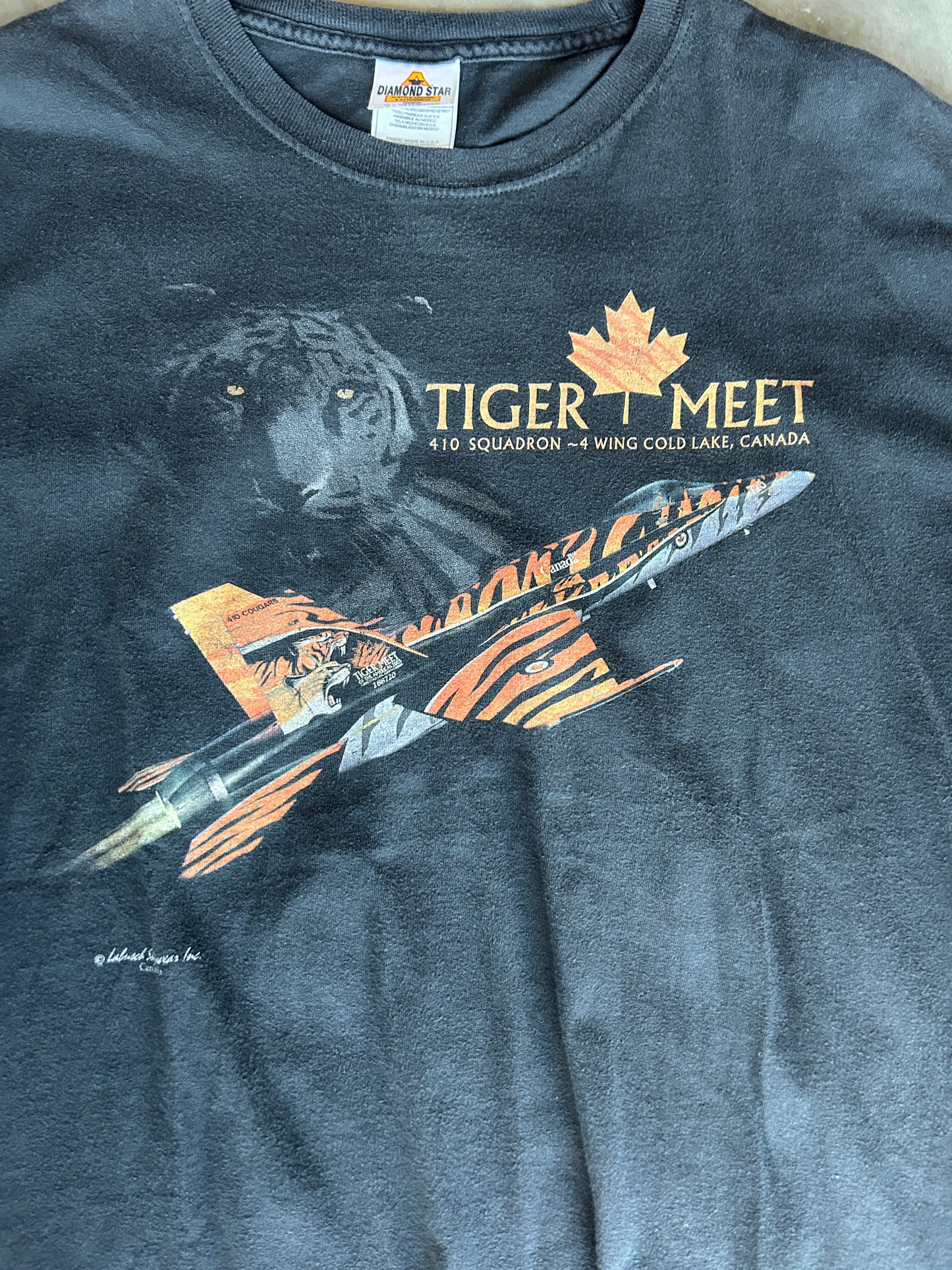 Vintage Tiger Meet Fighter Jet Squadron Tee (XL)