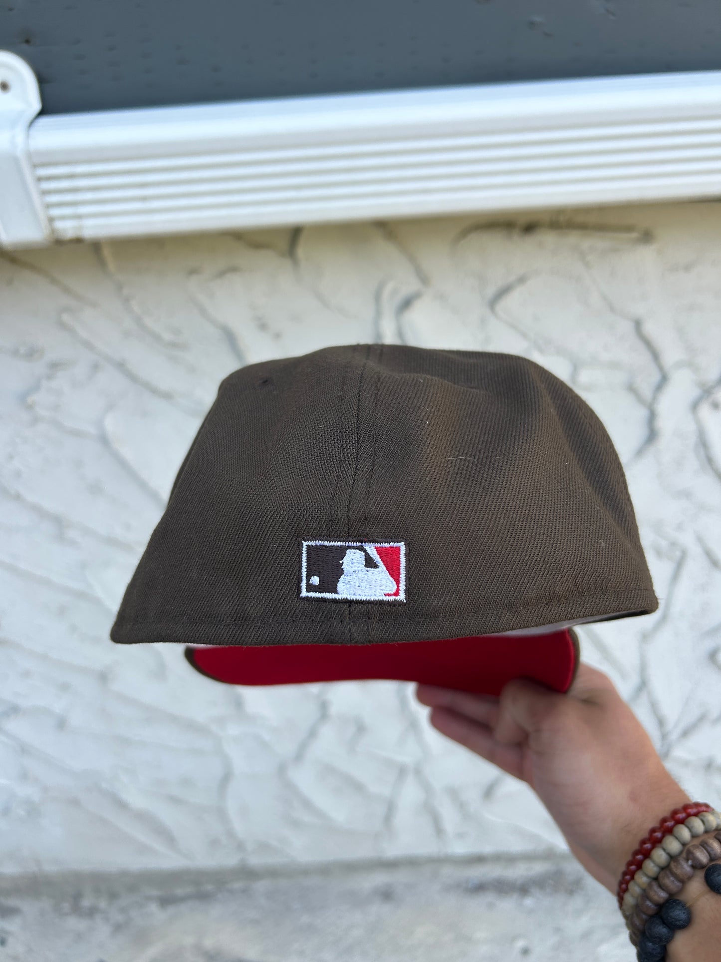 Brown Red Sox Fitted Hat (7 1/4)