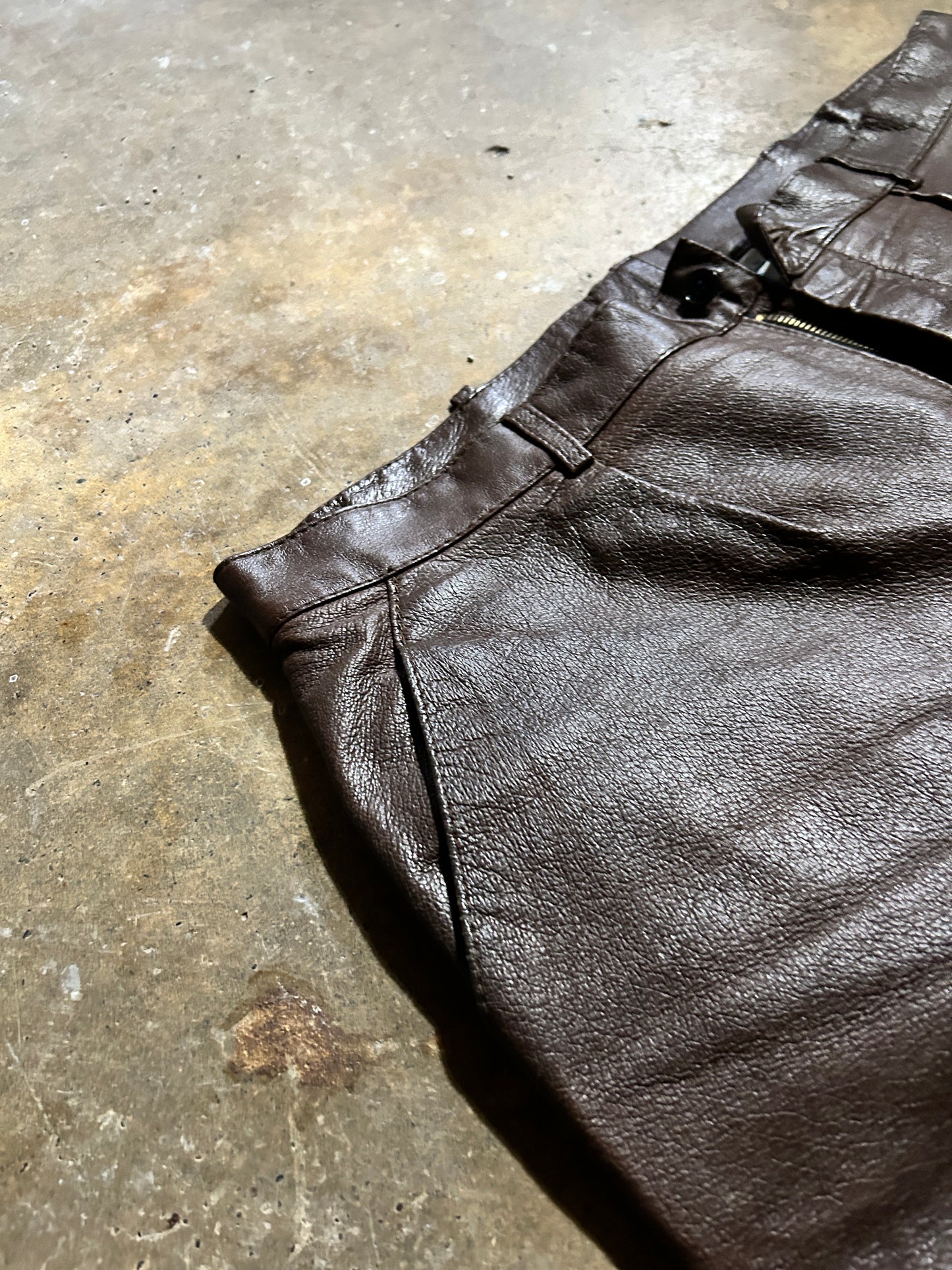 Vintage Rimnicu-Vilcea Leather Pants (36x32)